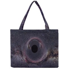 Black Hole Blue Space Galaxy Star Mini Tote Bag