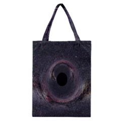 Black Hole Blue Space Galaxy Star Classic Tote Bag