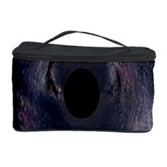 Black Hole Blue Space Galaxy Star Cosmetic Storage Case by Mariart