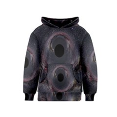 Black Hole Blue Space Galaxy Star Kids  Pullover Hoodie