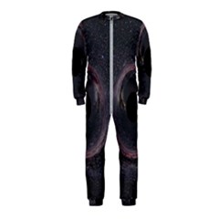 Black Hole Blue Space Galaxy Star Onepiece Jumpsuit (kids) by Mariart