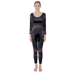 Black Hole Blue Space Galaxy Star Long Sleeve Catsuit