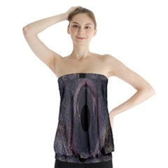 Black Hole Blue Space Galaxy Star Strapless Top
