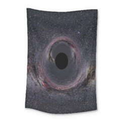Black Hole Blue Space Galaxy Star Small Tapestry