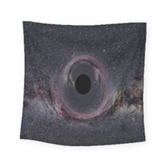 Black Hole Blue Space Galaxy Star Square Tapestry (Small)