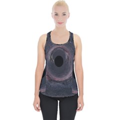 Black Hole Blue Space Galaxy Star Piece Up Tank Top by Mariart