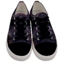 Black Hole Blue Space Galaxy Star Men s Low Top Canvas Sneakers View1
