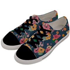 Aloha Hawaii Flower Floral Sexy Men s Low Top Canvas Sneakers by Mariart