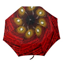 Black Red Space Hole Folding Umbrellas by Mariart