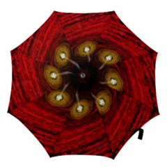 Black Red Space Hole Hook Handle Umbrellas (medium)