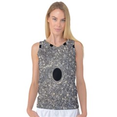 Black Hole Blue Space Galaxy Star Light Women s Basketball Tank Top