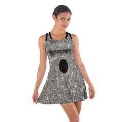 Black Hole Blue Space Galaxy Star Light Cotton Racerback Dress