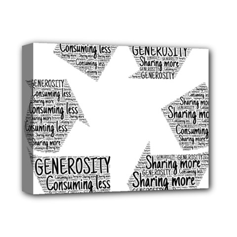 Recycling Generosity Consumption Deluxe Canvas 14  X 11  by Nexatart