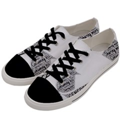 Recycling Generosity Consumption Men s Low Top Canvas Sneakers by Nexatart