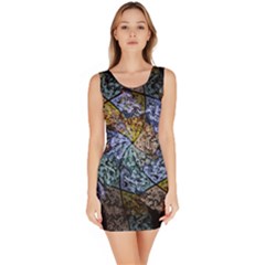 Multi Color Tile Twirl Octagon Bodycon Dress by Nexatart