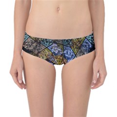 Multi Color Tile Twirl Octagon Classic Bikini Bottoms