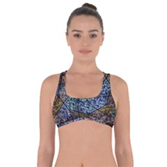 Multi Color Tile Twirl Octagon Got No Strings Sports Bra by Nexatart