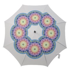Mandala Universe Energy Om Hook Handle Umbrellas (large)