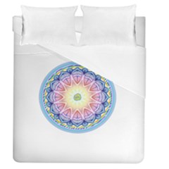 Mandala Universe Energy Om Duvet Cover (queen Size) by Nexatart