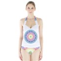 Mandala Universe Energy Om Halter Swimsuit View1