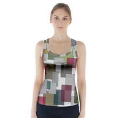 Decor Painting Design Texture Racer Back Sports Top by Nexatart