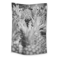 Pineapple Market Fruit Food Fresh Large Tapestry