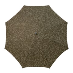 Leather Texture Brown Background Golf Umbrellas