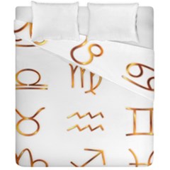 Signs Of The Zodiac Zodiac Aries Duvet Cover Double Side (california King Size) by Nexatart