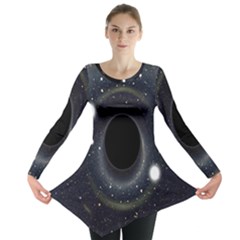 Brightest Cluster Galaxies And Supermassive Black Holes Long Sleeve Tunic 