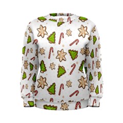 Ginger cookies Christmas pattern Women s Sweatshirt