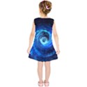 Blue Black Hole Galaxy Kids  Tunic Dress View2