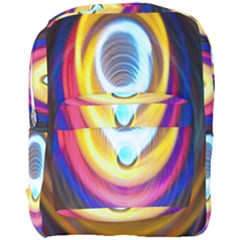 Colorful Glow Hole Space Rainbow Full Print Backpack