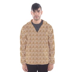 Cake Brown Sweet Hooded Wind Breaker (men) by Mariart