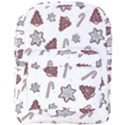 Ginger cookies Christmas pattern Full Print Backpack View1