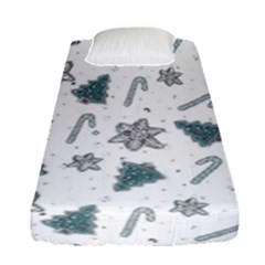 Ginger cookies Christmas pattern Fitted Sheet (Single Size)