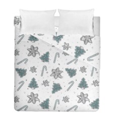 Ginger cookies Christmas pattern Duvet Cover Double Side (Full/ Double Size)