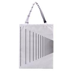 Fence Line Black Classic Tote Bag