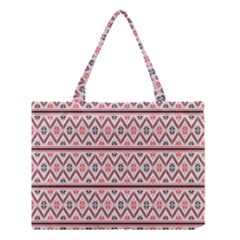 Clipart Embroidery Star Red Line Black Medium Tote Bag by Mariart