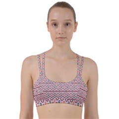 Clipart Embroidery Star Red Line Black Line Them Up Sports Bra by Mariart