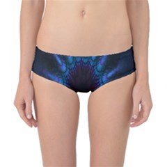 Exploding Flower Tunnel Nature Amazing Beauty Animation Blue Purple Classic Bikini Bottoms by Mariart