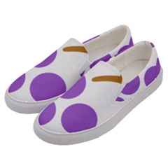 Fruit Grape Purple Men s Canvas Slip Ons by Mariart