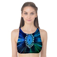 Flower Stigma Colorful Rainbow Animation Space Tank Bikini Top