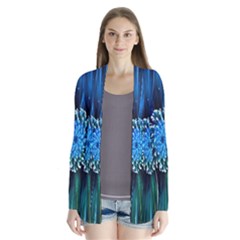 Flower Stigma Colorful Rainbow Animation Space Drape Collar Cardigan