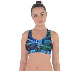 Flower Stigma Colorful Rainbow Animation Space Cross String Back Sports Bra