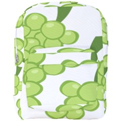 Fruit Green Grape Full Print Backpack by Mariart