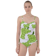 Fruit Green Grape Sweetheart Tankini Set by Mariart