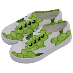 Fruit Green Grape Kids  Classic Low Top Sneakers