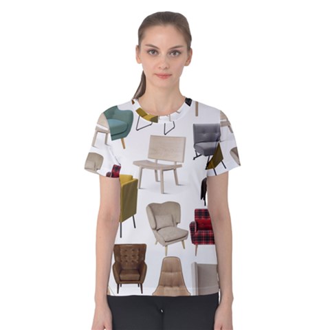 Furnitur Chair Women s Cotton Tee by Mariart