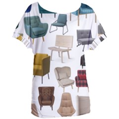 Furnitur Chair Women s Oversized Tee