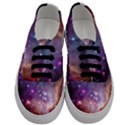 Galaxy Space Star Light Purple Men s Classic Low Top Sneakers View1